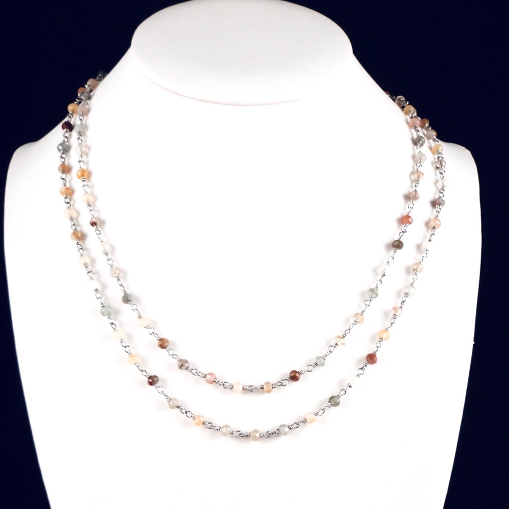 36” Rutilated Quartz necklace